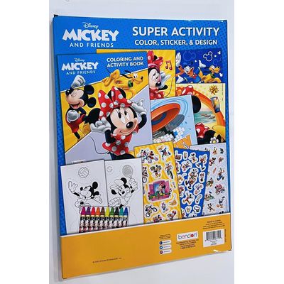 Libro de Colorear y Actividades Mickey and Friends