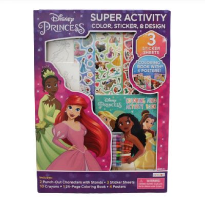 Libro de Colorear y Actividades Princesas Disney