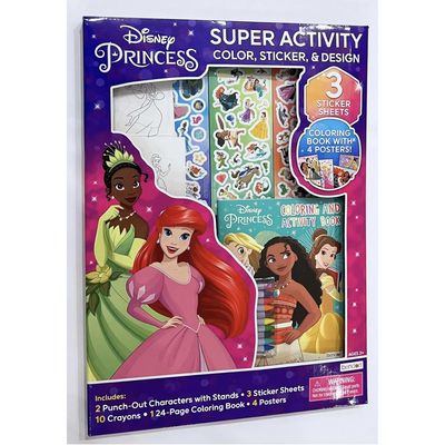 Libro de Colorear y Actividades Princesas Disney