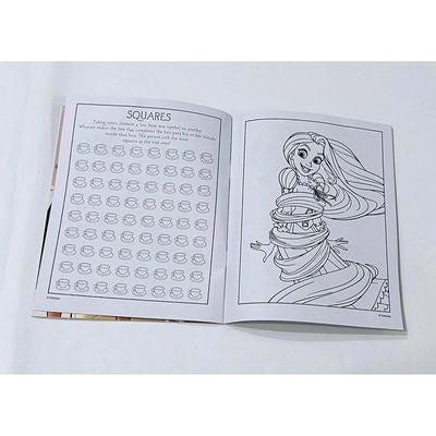 Libro de Colorear y Actividades Princesas Disney