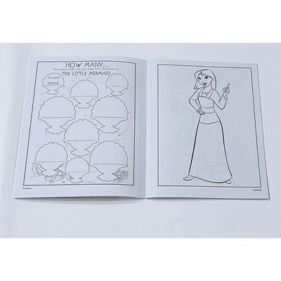 Libro de Colorear y Actividades Princesas Disney