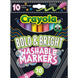Marcadores Lavable Bold & Bright 10pc