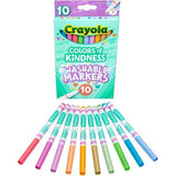 Marcadores Lavables Punta Fina Kindness 10pc