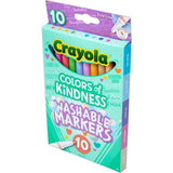 Marcadores Lavables Punta Fina Kindness 10pc