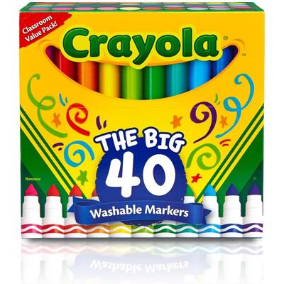 Marcadores Lavables Ultra-Clean 40pc