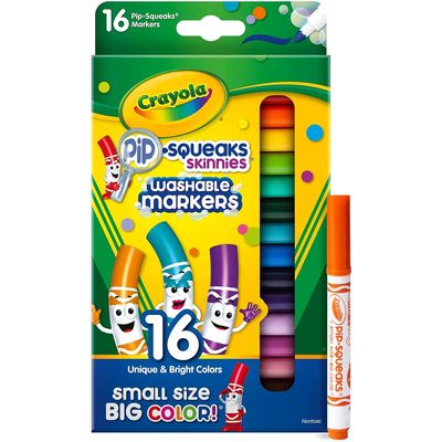 Marcadores Lavables Pip-Squeaks Skinnies 16pc