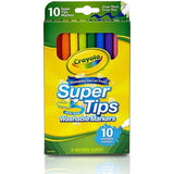 Set 10 Marcadores Super Tips Lavables