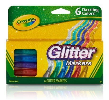 Marcadores 6 Unidades Glitter