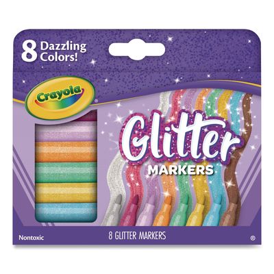 Marcadores Glitter 8pc