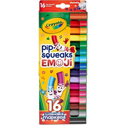 Marcadores Lavables Pip-Squeaks Emoji Stamp 16pc