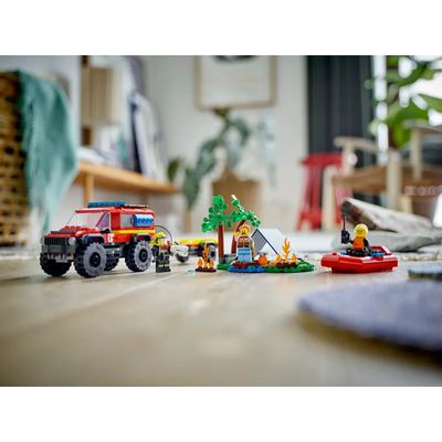 LEGO City Camion Bomberos 4x4 y Barco