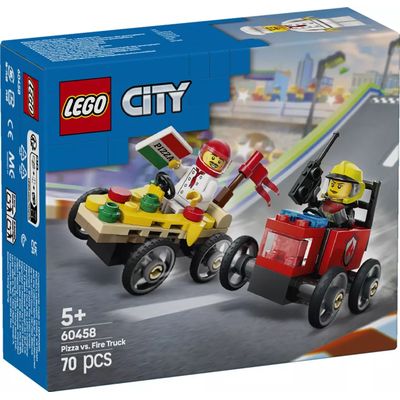 LEGO City Pizza Vs. Camión Bomberos