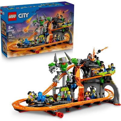 LEGO® City - Lava Land Roller Coaster Park