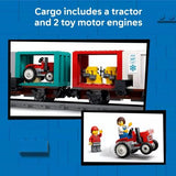 LEGO® City - Harbor Freight Train with Crane & Truck
