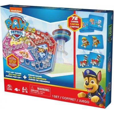 Paw Patrol Juego Pop Up + Memoria 7