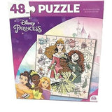 Set de 2 Rompecabezas Princesas Disney