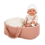 Elegance Muñeca 33cm Babyto Rosa con Capazo