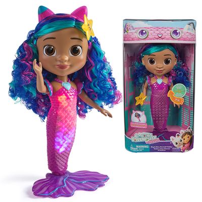 Gabby’s Dollhouse – Muñeca “Magical Mermaid Gabby” (Luces y