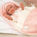 Elegance Muñeca 35cm Babyto Rosa con Manta