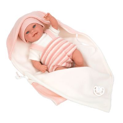 Elegance Muñeca 35cm Babyto Rosa con Manta