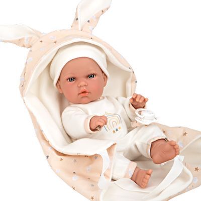 Elegance Muñeca 30cm Natal Beige con Nana