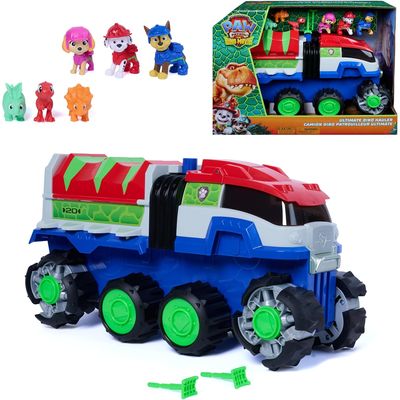 Paw Patrol Dino Movie Mega Camión Transportador
