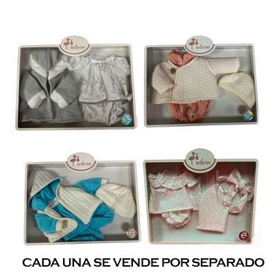 Ropa para Muñeca Reborn 40cm (Surtido 4 Modelos)