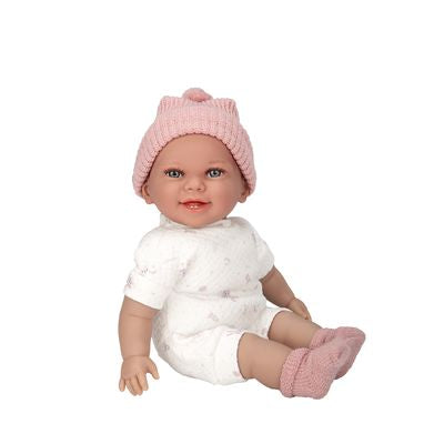 Muñeca Elegance 34cm Babyto Rosa Mecanismo Risa