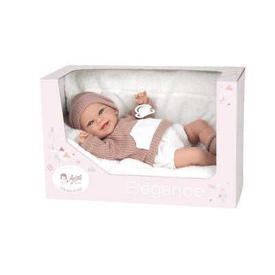Muñeca Elegance 35cm Babyto Rosa