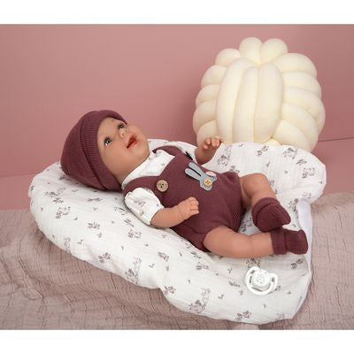 Muñeca Elegance 35cm Gadi Granate con Cojín