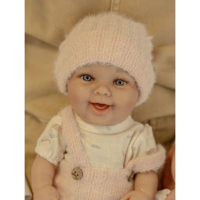 Muñeca Elegance 33cm Gadi Rosa con Cuna Portable