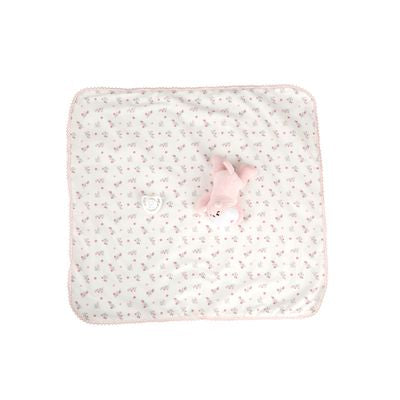 Muñeca Elegance 40cm Colin Rosa Manta y Peluche