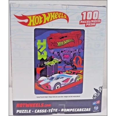 Set de 2 Rompecabezas Hot Wheels