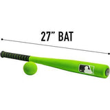 Bate Y Pelota Mlb 27pu Espuma Verde