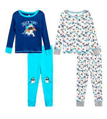 Set Pijama 4 Piezas Shark Infant