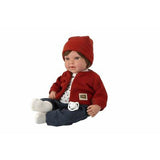 Iria Roja Muñeca con 14 Sonidos Elegance 45cm