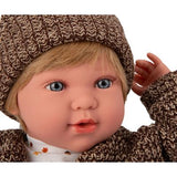 Iria Marrón Muñeca con 14 Sonidos Elegance 45cm