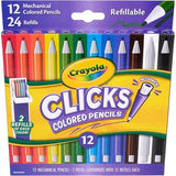 Lapices de Colores - Clicks 12pc