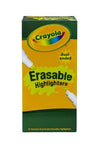 Resaltador Borrable Highlighter Amarillo Set 12