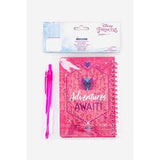 Set de Cuaderno con Espiral y Bolígrafo Princesas Disney