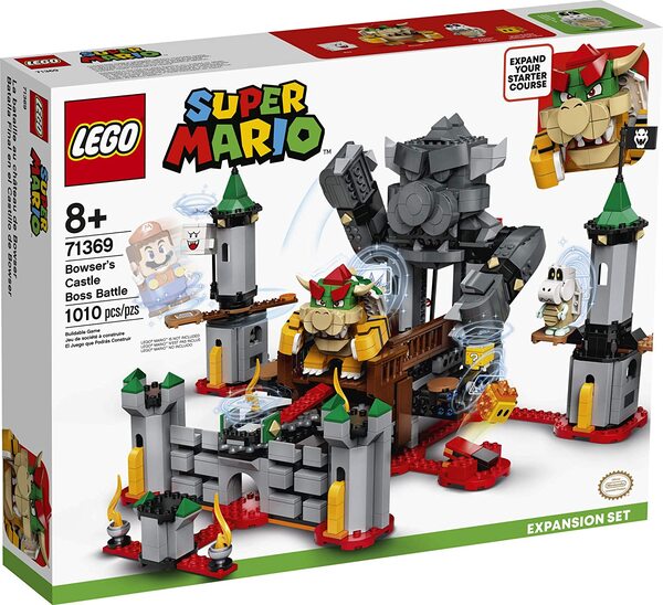 Lego Super Mario Set Expansion Bowser's Castle Boss Battle