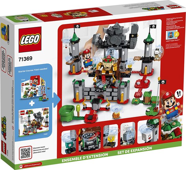 Lego Super Mario Set Expansion Bowser's Castle Boss Battle