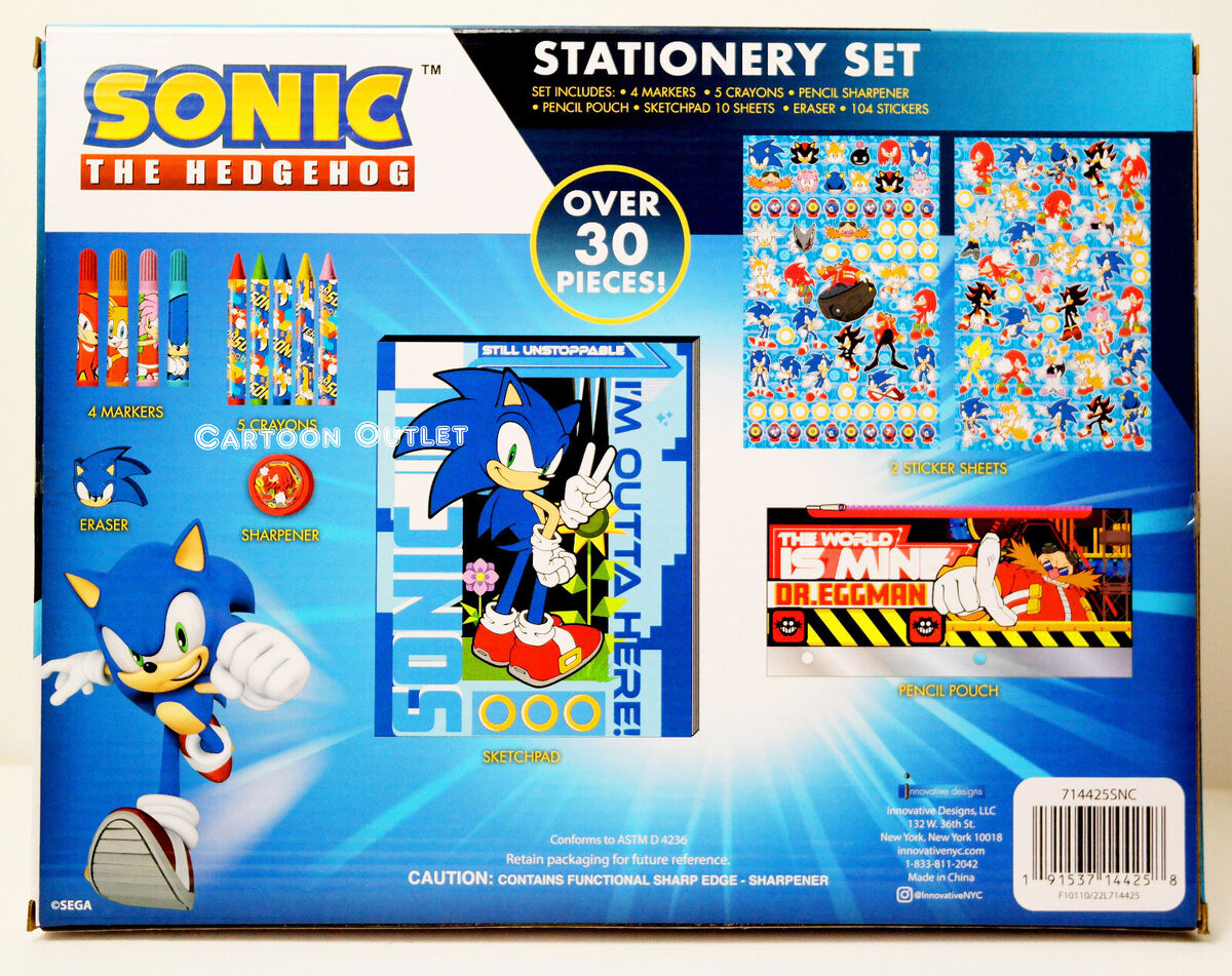 Set de Juego Estacionario de 30pc Sonic