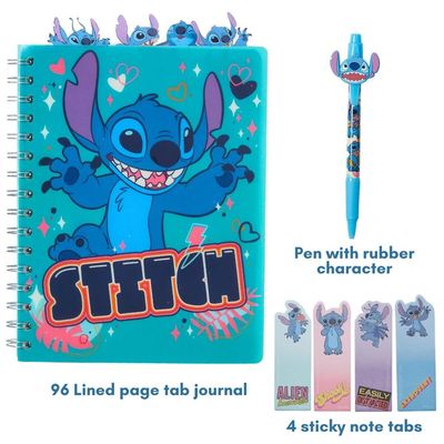 Set de Libreta con Lapicero y Pestañas Stitch