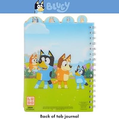 Set de Libreta con Bolígrafo y Pestañas Bluey