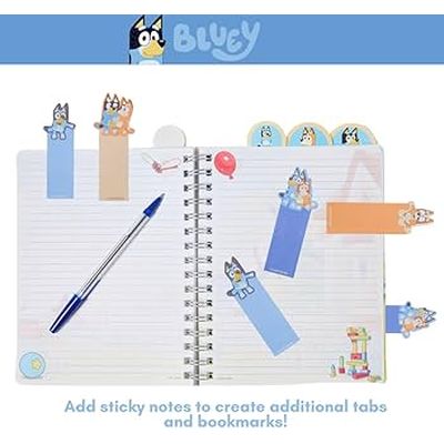 Set de Libreta con Bolígrafo y Pestañas Bluey