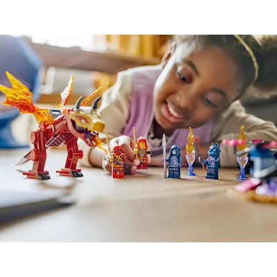 LEGO Ninjago Batalla Dragón Fuente Kai