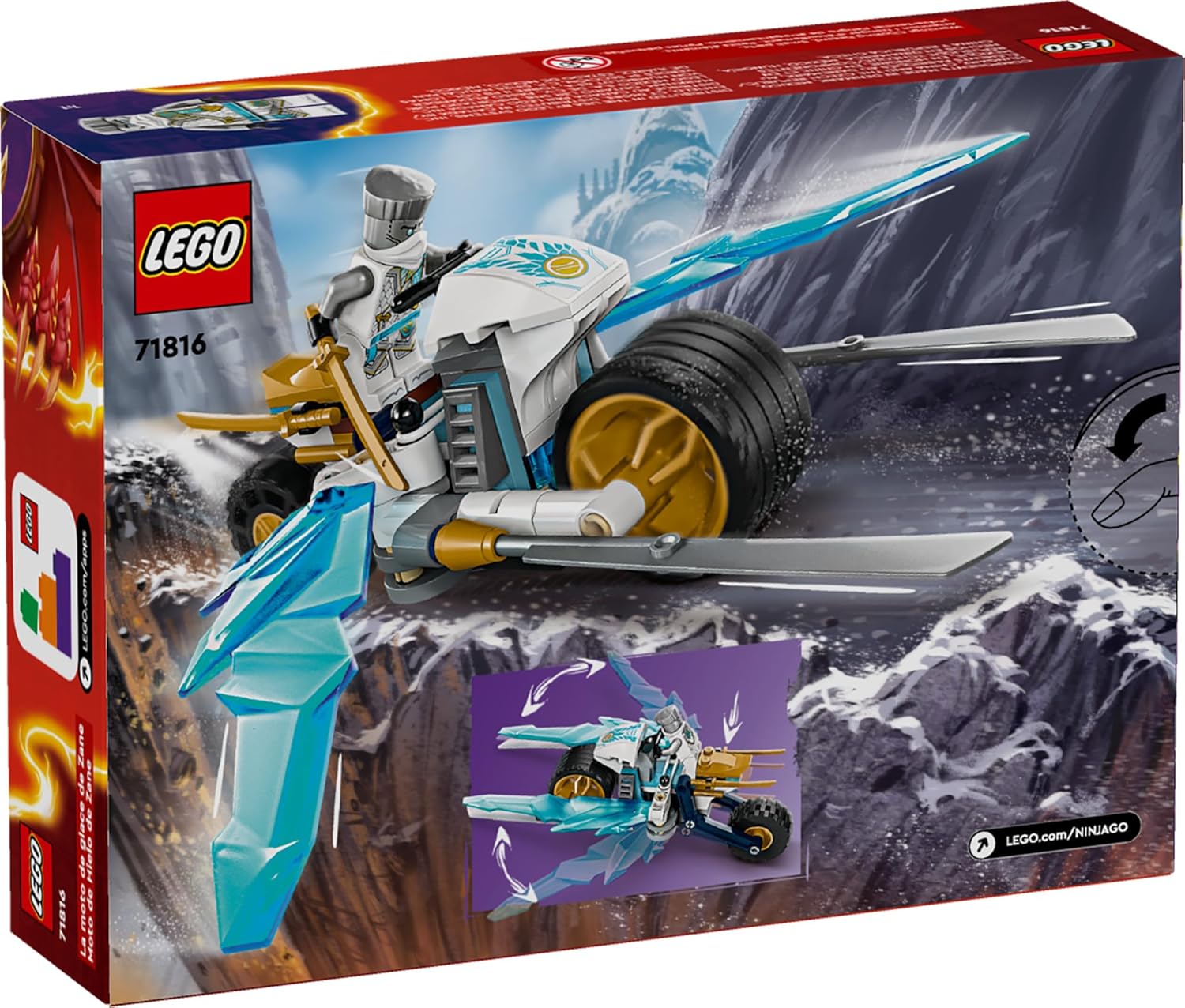 LEGO Ninjago Moto de Hielo de Zane