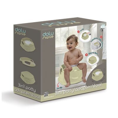 Adaptador de Inodoro 3 En 1 con Escalón Verde