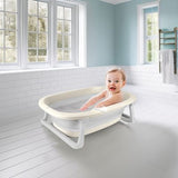 Bañera Plegable para Bebé Crema
